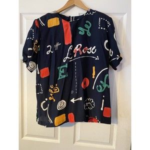 Vintage Dena Lauren Blouse size 1X Made in USA